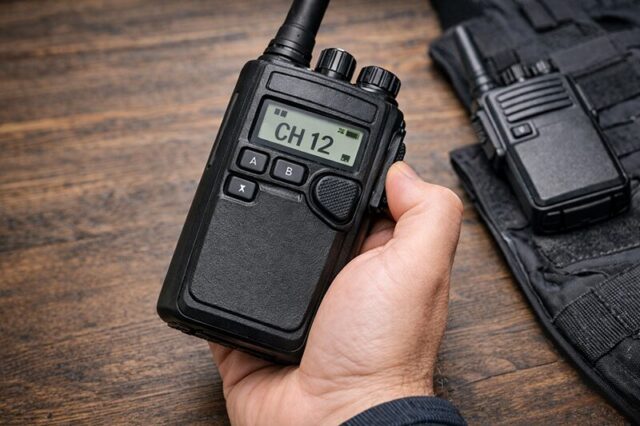 Left-handed handheld radios: april fool’s joke or a real market gap?