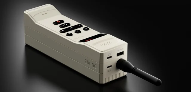 Motorola DynaTAC 8000X returns as a retro power bank with 165W charging and walkie-talkie functionality