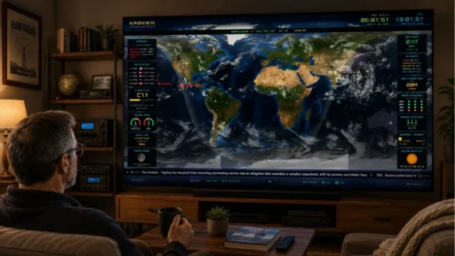 Helioclock: quando SDR, meteo spaziale e radioamatori condividono un unico schermo