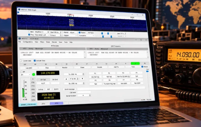 JTTY: az WSJT-X 3.2 az RTTY sebességét hozza el a gyenge jelek világába jtty